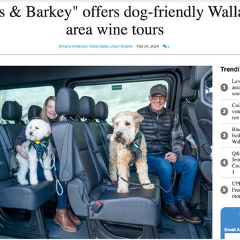 Bacchus & Barley Tours and Transportation - Wine Tours Near Me - Walla Walla, Washington Bacchus & Barley Tours and Transportation - Wine Tours Near Me - Walla Walla, Washington