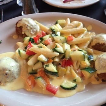 Giuseppe's Italian Restaurant - Lemon butter pasta with veggies & delicious meatballs. - Italian Near Me - Denton, Texas