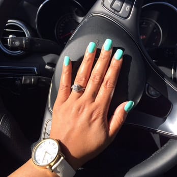 Sparkle Nails - Tiffany blue - Nail Salons Near Me - Fremont, California Sparkle Nails - Tiffany blue - Nail Salons Near Me - Fremont, California