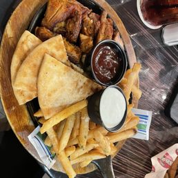 Beef RIB TIPS & Garlic fries Beef RIB TIPS & Garlic fries