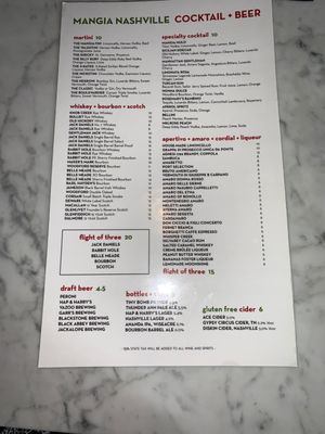 Menu photo 6 Mangia Nashville Nashville, TN Menu photo 6 Mangia Nashville Nashville, TN