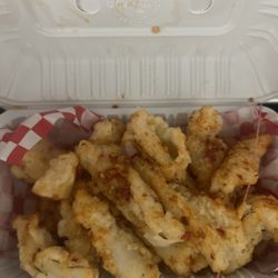 Crunchy spicy deep fried squid