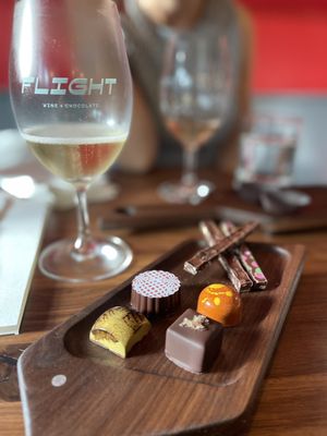 Flight Wine + Chocolate by null