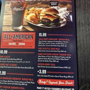 Ford's Garage Dearborn - Menu - Burgers Near Me - Dearborn, Michigan Ford's Garage Dearborn - Menu - Burgers Near Me - Dearborn, Michigan