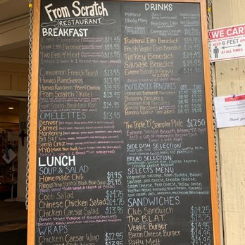 From Scratch Restaurant - menu - Breakfast & Brunch Near Me - Carmel, California From Scratch Restaurant - menu - Breakfast & Brunch Near Me - Carmel, California