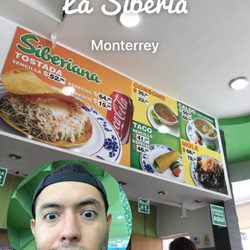La Siberia - El menú del lugar.