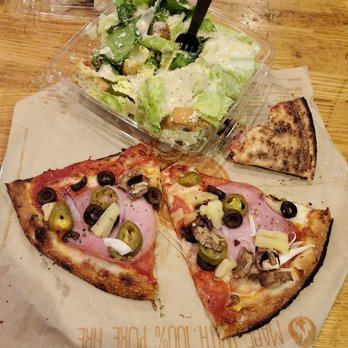 Blaze Pizza - Take two dinner. Half pizza and salad. Pretty good - Pizza Near Me - Eastvale, California