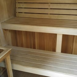 URecFit - Hot rock sauna in womens locker room.