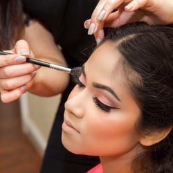 Luxy Makeup by Anna Dallakyan - Indian bridal makeup application