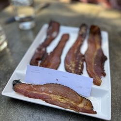 Cheeky's - Flight of Bacon at Cheeky's.