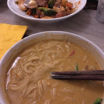 Nakhon Thai Restaurant - Pork Thai Laksa and Pork with Sweet n Sour sauce. Absolutely delicious. - Thai Near Me - Brighton-Le-Sands, NSW Nakhon Thai Restaurant - Pork Thai Laksa and Pork with Sweet n Sour sauce. Absolutely delicious. - Thai Near Me - Brighton-Le-Sands, NSW