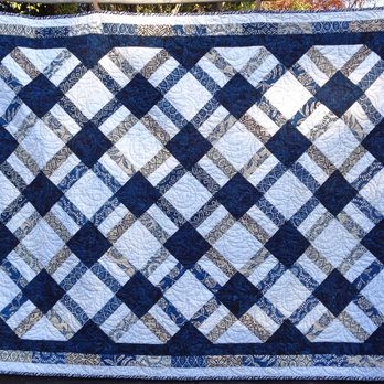 Cloud 9 Longarm Quilting - Blue-Cream Batiks 2020 - Fabric Stores Near Me - Redding, California