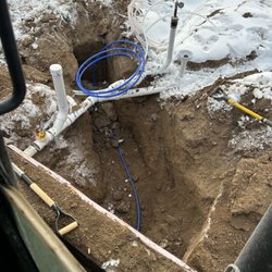 Fahlbros Septic Installation and Services - New water line from meter pit.