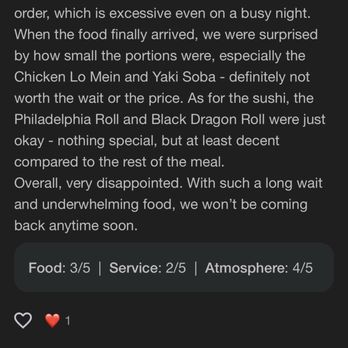 Yaki-Mono Japanese Kitchen - Other customers reviews saying the same thing I'm saying about this horrible disrespectful woman server and service that they had. - Sushi Bars Near Me - St. Pete Beach, Florida Yaki-Mono Japanese Kitchen - Other customers reviews saying the same thing I'm saying about this horrible disrespectful woman server and service that they had. - Sushi Bars Near Me - St. Pete Beach, Florida