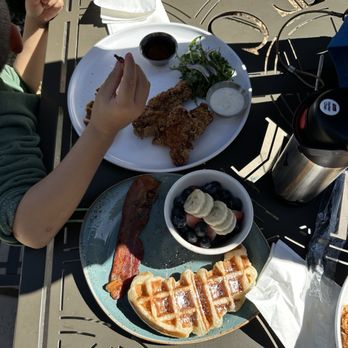 Barista's Kitchen - Kids meals waffles, bacon, chicken strips. - Breakfast & Brunch Near Me - Yorba Linda, California