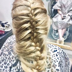 Loose braid.