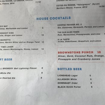 Peaches Grand - Cocktail list - Seafood Near Me - Brooklyn, New York