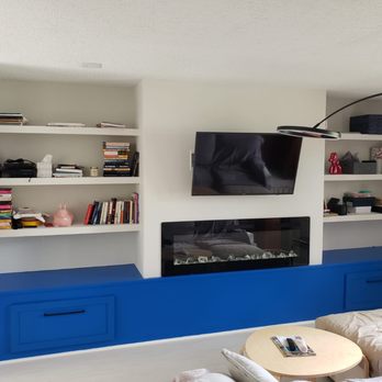 Work by Q - Custom built in shelves - General Contractors Near Me - Chantilly, Virginia Work by Q - Custom built in shelves - General Contractors Near Me - Chantilly, Virginia