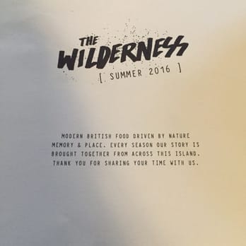 The Wilderness - The Wilderness - British Near Me - Birmingham, XWM