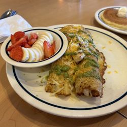 Chicken Pesto Crepes
