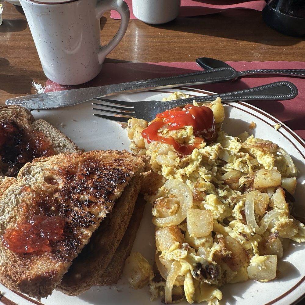 Country style eggs. Country style eggs.