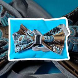The Sewing Station - L&C Menswear "L-Bows" Bow Tie Bundles (Includes Ready Made Bow Tie + Pocket Square)