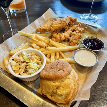 The Oak Room - Grill, Gaming and Cocktails - Chicken Tenders with a Biscuit. - Bars Near Me - Henderson, Nevada
