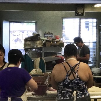 Two Ladies Kitchen - Inside the kitchen, making the handmade mochi - Bakeries Near Me - Hilo, Hawaii
