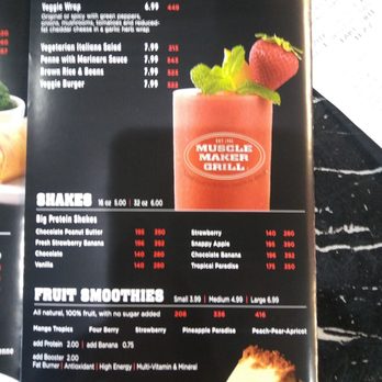 Muscle Maker Grill - Menu - Wraps Near Me - Antioch, California