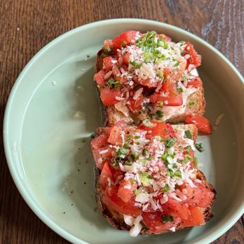 Froth - Burrata Bruschetta - Cafes Near Me - Chicago, Illinois
