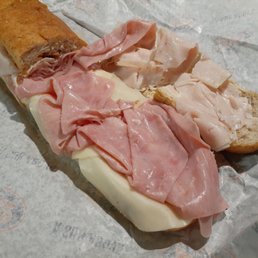 A giant club from Jersey Mike's.