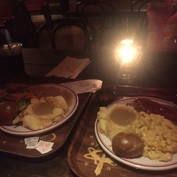 Clifton's Republic - The meal was so hearty and warm! Mashed potatoes, macaroni and cheese and ham. - Bars Near Me - Los Angeles, California