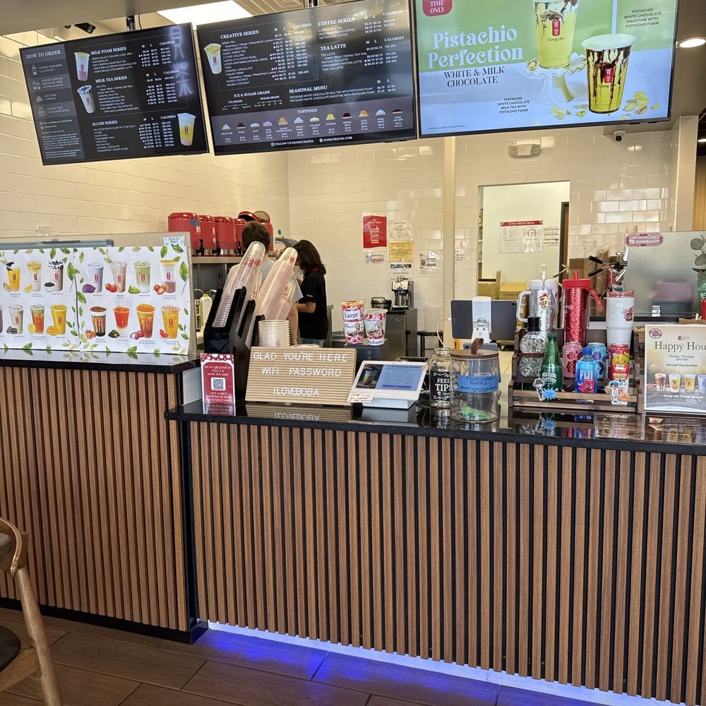 Gong Cha - Counter - Bubble Tea Near Me - Flower Mound, Texas Gong Cha - Counter - Bubble Tea Near Me - Flower Mound, Texas