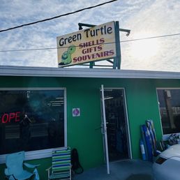 The front of the store.