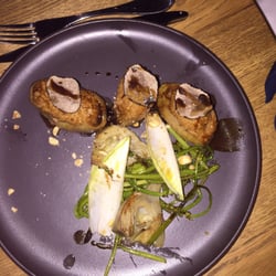 Le Stelsia - Pomme Amandine farcies aux pieds de cochon braises et truffes