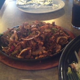 This is after taking meat out for 2 HUGE fajitas! Such a great deal for your money! This is after taking meat out for 2 HUGE fajitas! Such a great deal for your money!