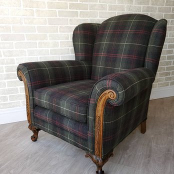 Rxo - The actual chair just before shipping to me - FULLY INSURED! Custom Upholstery ordered from Scotland with RECEIPTS. - Shipping Centers Near Me - Sacramento, California