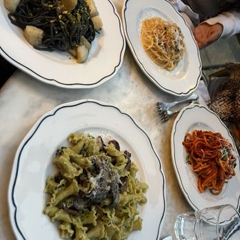 Via Cassia - Gigli Verdi, Squid Ink, Bucatini & Spaghetti Aglio - Italian Near Me - Hudson, New York
