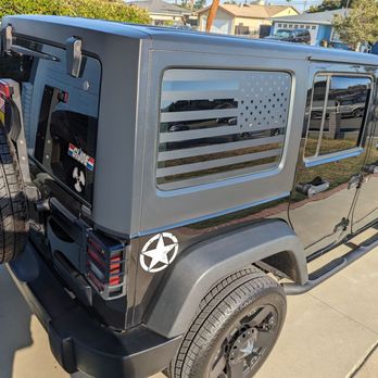 Ultimate Shield - Jeep Wrangler with limo tint. - Auto Detailing Near Me - Orange, California Ultimate Shield - Jeep Wrangler with limo tint. - Auto Detailing Near Me - Orange, California