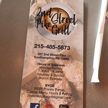 2nd Street Pike Grill - New American Near Me - Southampton, Pennsylvania