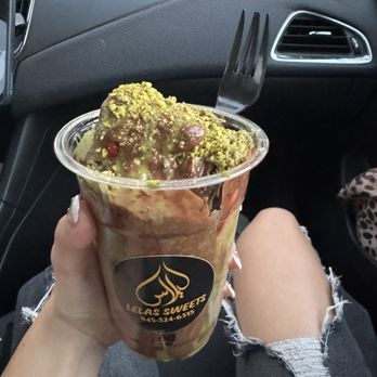 Lelas Sweets - Dubai chocolate strawberry cup - Bakeries Near Me - Plano, Texas