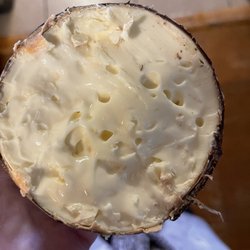 Jasper Hill Farm - The inside of the cheese