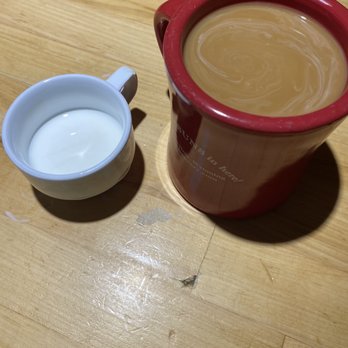 The Bunnery Bakery & Restaurant - Creamer poured all over the place cause there is no pour spout . - Bakeries Near Me - Jackson, Wyoming The Bunnery Bakery & Restaurant - Creamer poured all over the place cause there is no pour spout . - Bakeries Near Me - Jackson, Wyoming