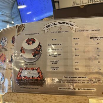 Sunmerry Bakery - Cake menu - Bakeries Near Me - Fort Lee, New Jersey