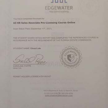 Edgewater Real Estate Academy - Specialty Schools Near Me - Miami, Florida