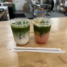 Matcha drinks