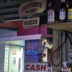 Grandma's Saloon - Noreen on duty - fyi Cash Only