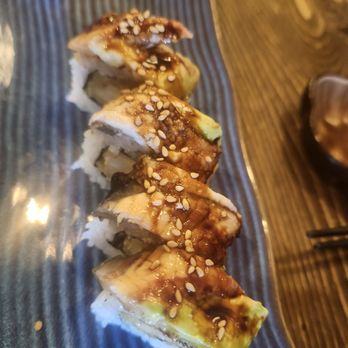 Shinkai Sushi - Dragon Roll - Sushi Bars Near Me - Dublin, California Shinkai Sushi - Dragon Roll - Sushi Bars Near Me - Dublin, California