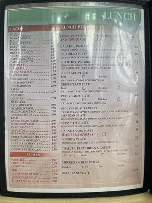 Menu photo 2 Sofias Taco House San Antonio, TX Menu photo 2 Sofias Taco House San Antonio, TX