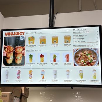 Unu Juicy - Menu - Juice Bars & Smoothies Near Me - Westminster, California Unu Juicy - Menu - Juice Bars & Smoothies Near Me - Westminster, California